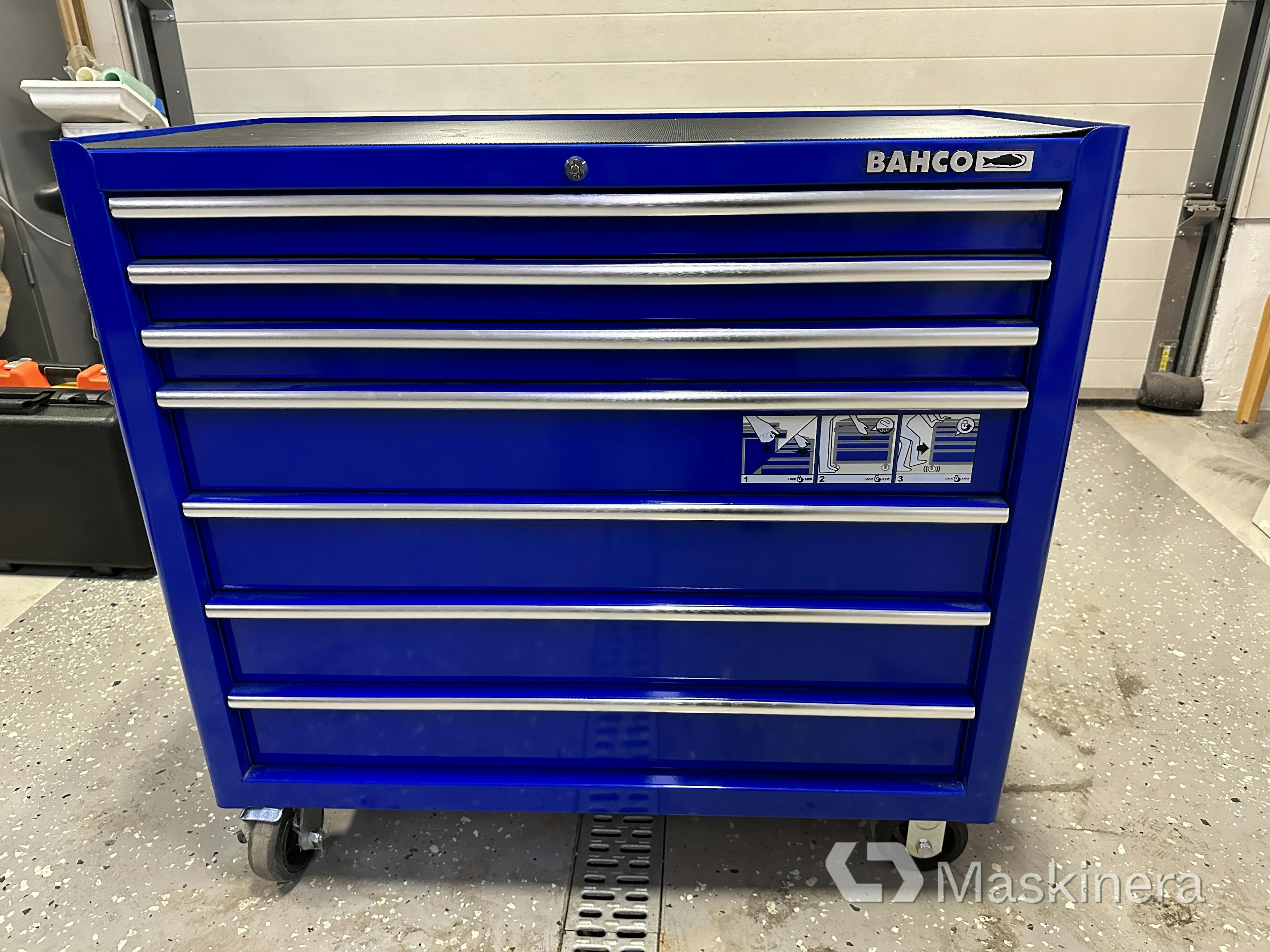 Tool trolley Bacho 1475KXL7C Blue with tools