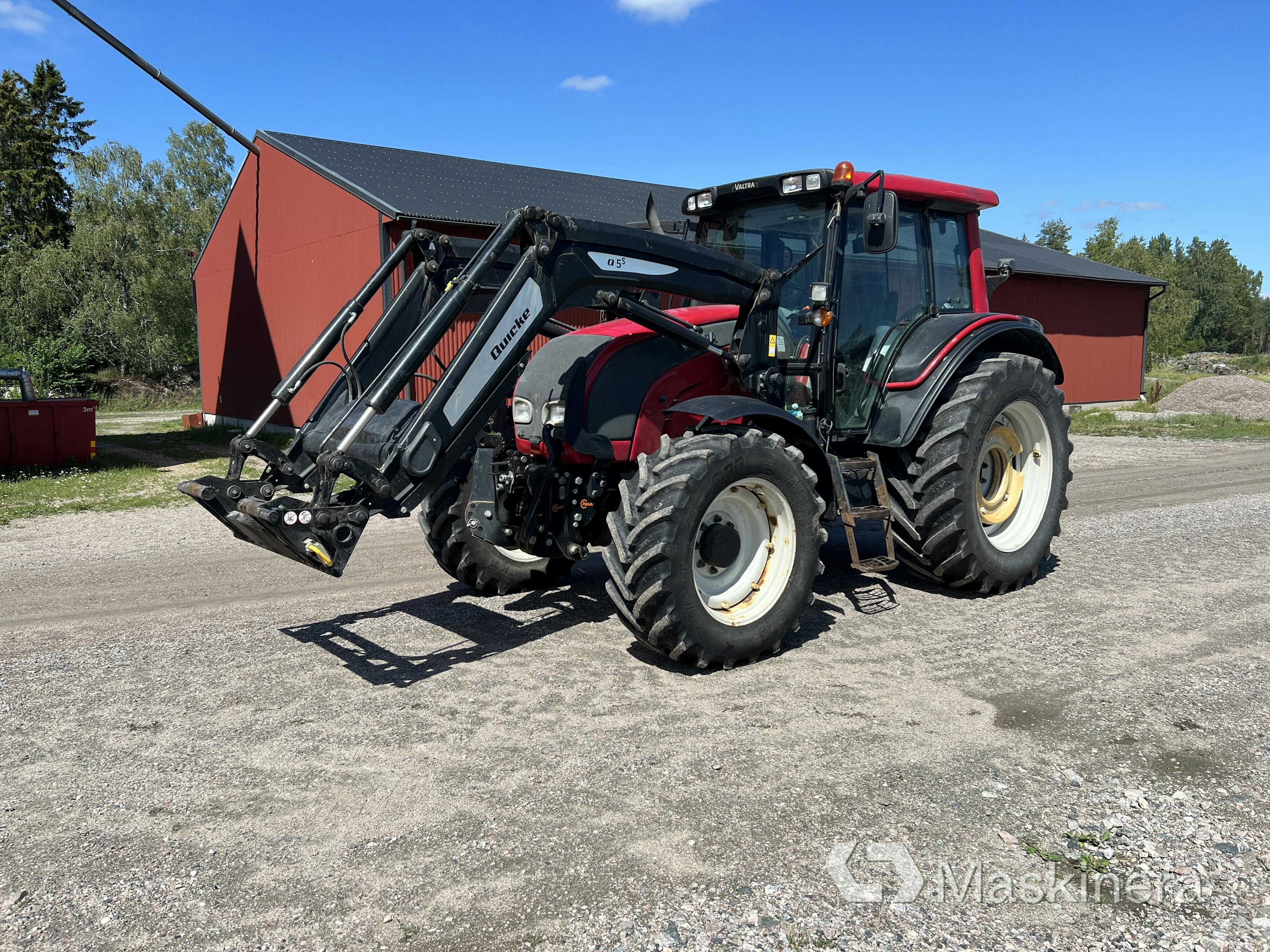 Valtra N111E tractor with loader
